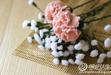 钩康乃馨教程详细教程花拖教程-手工康乃馨怎么做-大智网汇