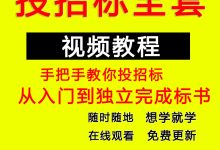 招投标教程视频入门教程-工程招投标视频教程哪里有。。-大智网汇