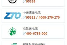 申通快递电话人工客服95543,最近的快递公司电话-大智网汇