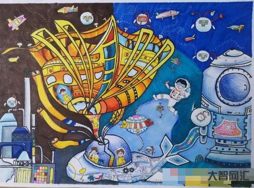 科技画作品图片大全