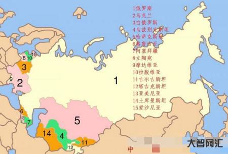 苏联解体成几个国家