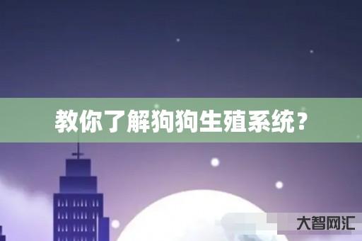 教你了解狗狗生殖系统? 教你了解狗狗生殖系统?