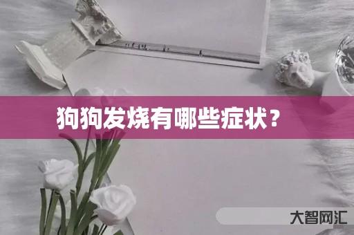 狗狗发烧有哪些症状?  狗狗发烧有哪些症状?