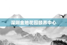 深圳金地花园颐养中心-大智网汇