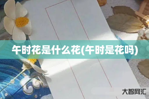 午时花是什么花-午时是花吗 午时花是什么花-午时是花吗