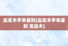 血龙木手串鉴别-血龙木手串鉴别 龙血木-大智网汇
