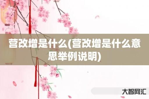 营改增是什么(营改增是什么意思举例说明) 营改增是什么(营改增是什么意思举例说明)