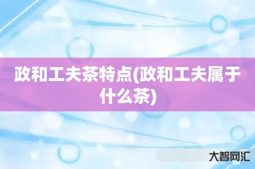 政和工夫茶特点(政和工夫属于什么茶) 政和工夫茶特点(政和工夫属于什么茶)