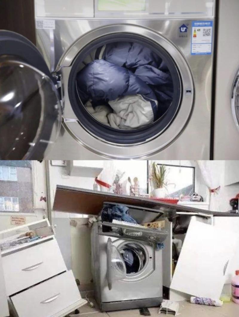 2、羽绒服可以用洗衣机洗吗?