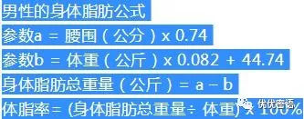 2、体脂率的计算公式是什么?