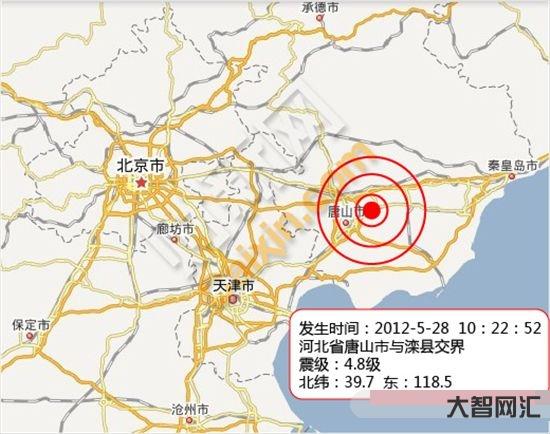 4、唐山大地震是多少级?