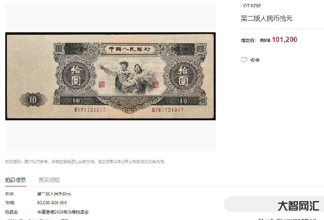 谁知道第二套人民币大全套多少钱-真品大全套价格及图片-大智网汇