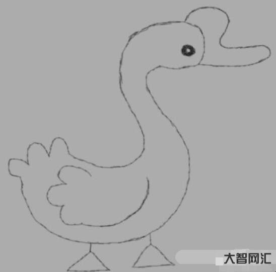 鹅的简笔画怎么画