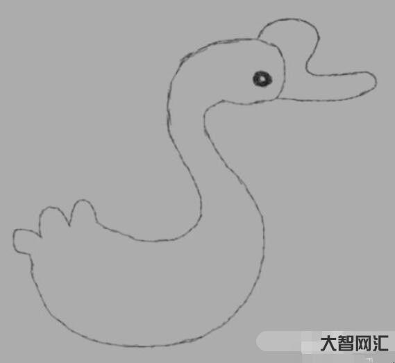 鹅的简笔画怎么画