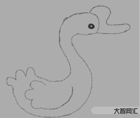 鹅的简笔画怎么画