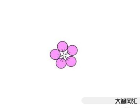 桃花简笔画怎么画