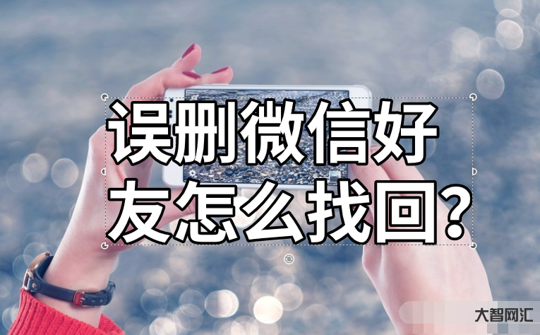 微信删除的好友如何找回来-微信删除的好友如何找回来-大智网汇