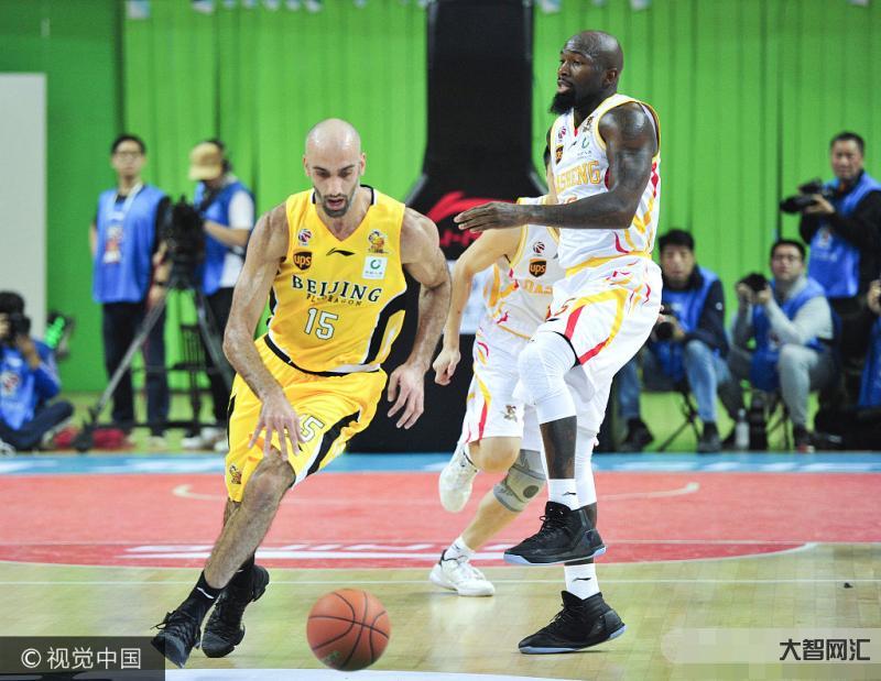 cba北控vs广州同曦-俞长栋16+18高登28分林葳空砍35分 北控-大智网汇