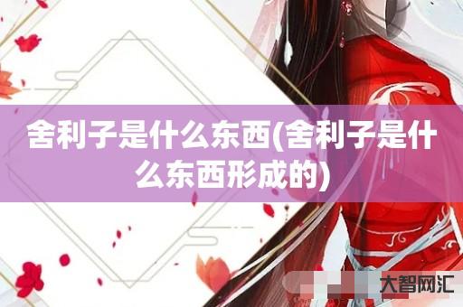给大家科普下舍利子是什么东西-舍利子是什么东西形成的-大智网汇
