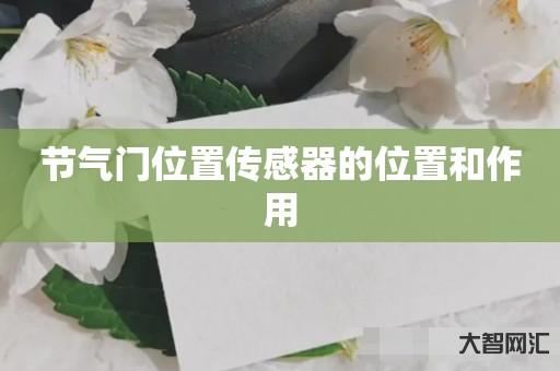谁知道节气门位置传感器的位置和作用-大智网汇