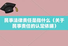 民事法律责任是指什么-关于民事责任的认定依据-大智网汇