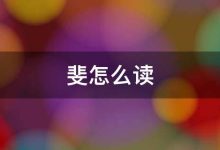 斐怎么读-斐怎么读-大智网汇