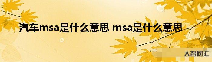 msa是什么意思-读完此文,终于懂了MSA(测量系统分析) msa是什么意思-读完此文,终于懂了MSA(测量系统分析)