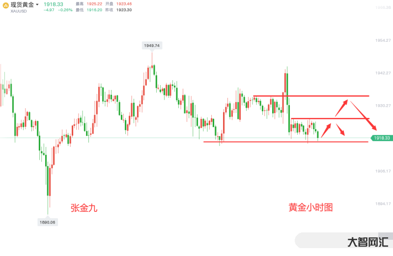 原油黄金短线走势-艾紫馨:黄金上行为主原油短线回调 期货行情解析-大智网汇