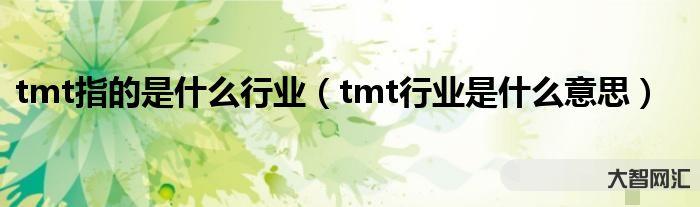 tmt是什么意思-TMT是什么?它是科技大军,阿里、华为都是小弟 tmt是什么意思-TMT是什么?它是科技大军,阿里、华为都是小弟