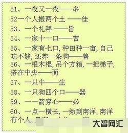 谁知道汉字谜语(汉字谜语五年级) 谁知道汉字谜语(汉字谜语五年级)